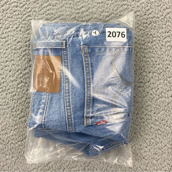 Levi's Premium Wedgie Straight Fit Women's Button Fly Jeans - Size: 25 - Picture 15 of 15